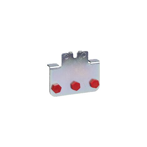 PrismaSeT Active - Platine support goulotte - vis écrous plastiques - lot de 10 - LVS04266