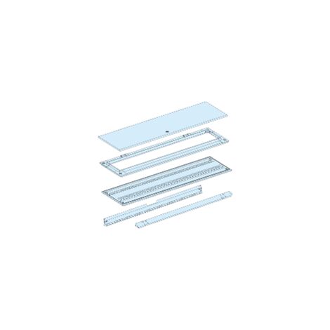PrismaSeT G Active - Fond coffret + porte pleine L300 - IP55 - 15M - RAL9003 - LVS08344