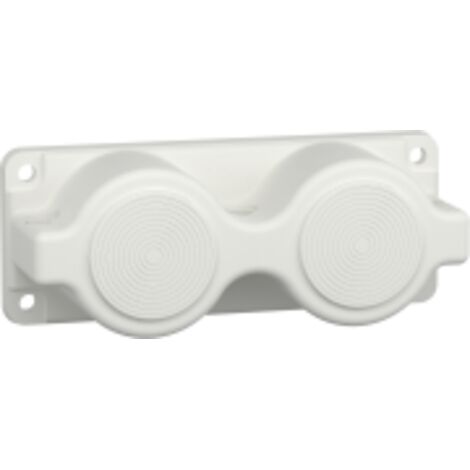 PrismaSeT G Active - Plaque passe-câbles FL21 à membrane - 2 entrées - LVS08897