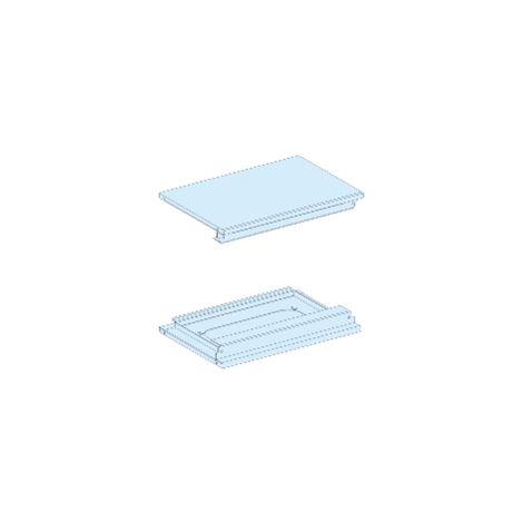 PrismaSeT G Active - Plaques haute et basse extension - L600 - IP55 - RAL9003 - LVS08371