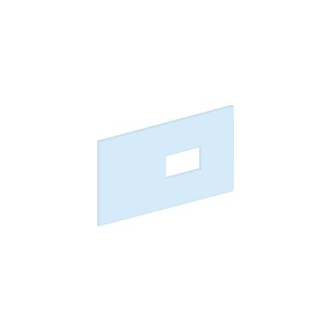 PrismaSeT G Active - Plastron INS-INV630-10M-L=600-vertical-Fixe-RAL9003 - LVS03274
