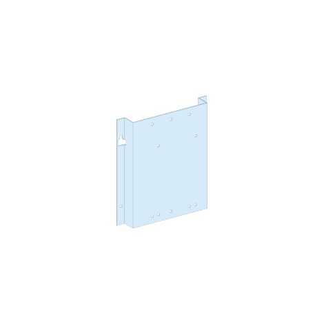 PrismaSeT G Active - Platine gaine-NSX-INV630 vert.-fixe-Cde manet-L=300-RAL9003 - LVS03080