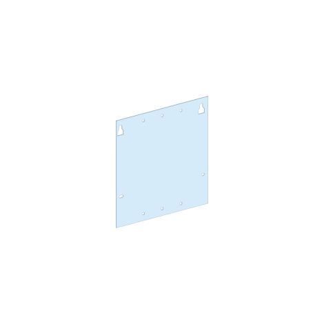 PrismaSeT G Active - Platine gaine-NSX630 vertic-fixe-Cde rotative-L300-RAL9003 - LVS03081