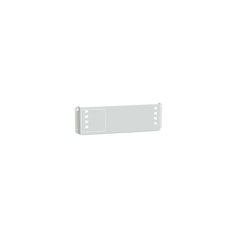 PrismaSeT G Active - Platine NSXm horiz. 3P4P-fixe-cde rot directe-L600-RAL9003