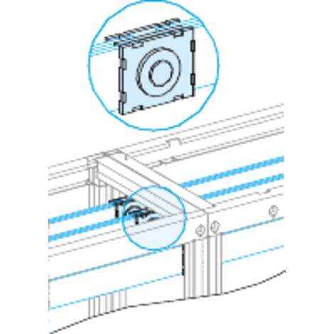 PrismaSeT P Active - Eclisse jeu de barres horizontal 50/60 mm - LVS04640