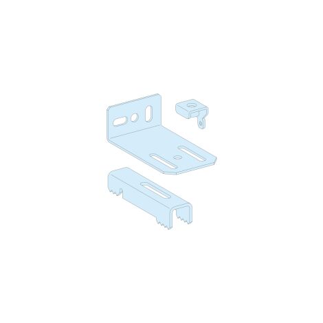 PrismaSeT P Active - Kit de fixation sol/mur - lot 2 équerres et 4 brides - LVS08704