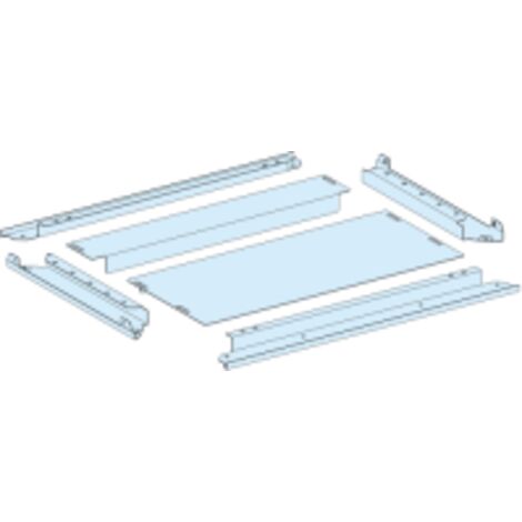 PrismaSeT P Active - Plaque passe-câbles pleine IP30 - L800 P400 - LVS08498