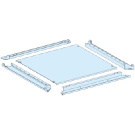 PrismaSeT P Active - Plaque passe-câbles pleine IP55 - L800 P400 - LVS08488