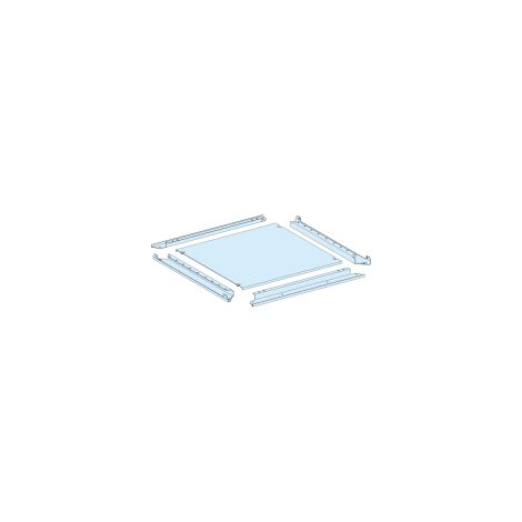 PrismaSeT P Active - Plaque passe-câbles pleine IP55 - L800 P400 - LVS08488