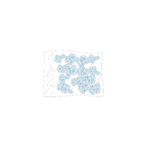 PrismaSeT P Active - Vis et écrous à oreille pour montage ossature - Lot de 20 - LVS08921