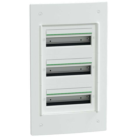 PrismaSeT XS - Coffret encastré 3 rangées 13 modules - sans porte (LVSXS313)