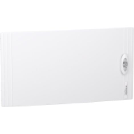 PrismaSeT XS - Porte pleine RAL9003 pour coffret saillie 1 rangée 24 modules - LVSXDP124