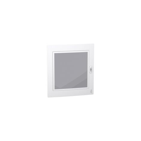 PrismaSeT XS - Porte transparente RAL9003 pour coffret saillie 3R 24 modules - LVSXDT324