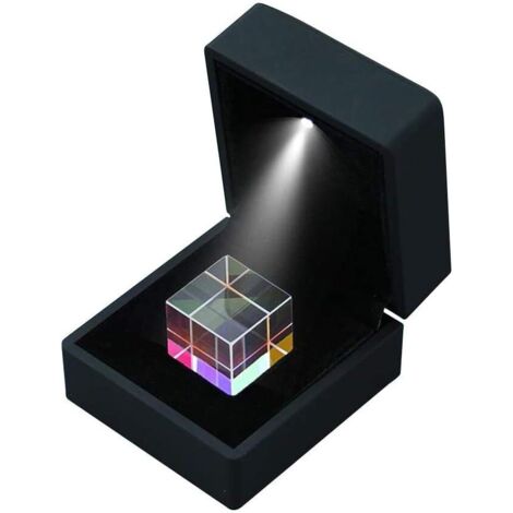Prisme en verre optique multicolore (555mm)