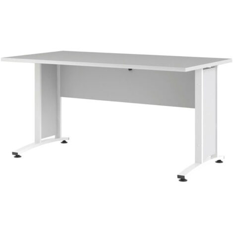 Prisme Schreibtisch Breite 150 cm weiss.