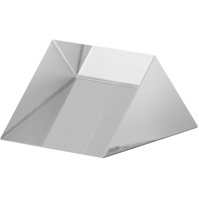 Ineasicer - Prisme triangulaire K9 Prisme triangulaire en verre optique pour l'enseignement Cadeau15x15x15mm