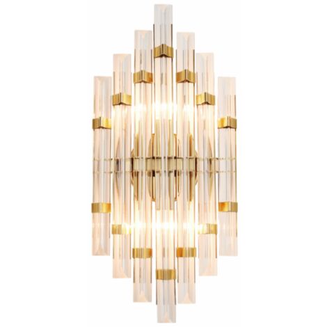Prisms Wall - grande applique en cristal 45cm