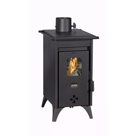Prity – Poêle à bois Mini SP D 6,3 kW – Puissance 6,3 kW – Efficacité énergétique A – Dimensions 379x409x673mm – Pour bois sec jusqu'à 20% humidité