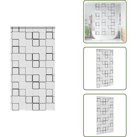 Privacidad en baño - vidaXL Estor enrollable para ducha con casete 120x240cm tela ancho - Persiana de ducha con casete