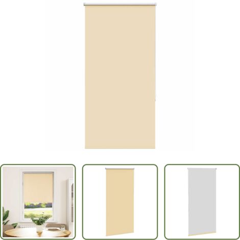Privacidad -  Estor Enrollable Opaco Beige 85x150 cm Tela Ancho 80,7 cm