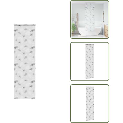 Privacy doccia - vidaXL Tenda a Rullo per Doccia Cassonetto 60x240 cm Larghezza Tessuto - Tenda doccia per bagno