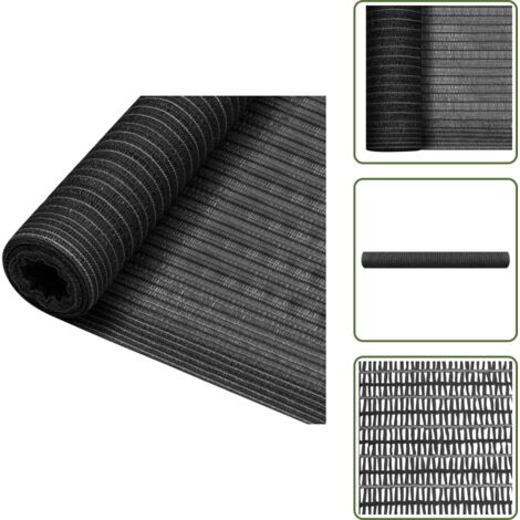Privacy giardino - vidaXL Rete per Privacy Antracite 3,6x50 m in HDPE 75 g/m² - Rete per balcone