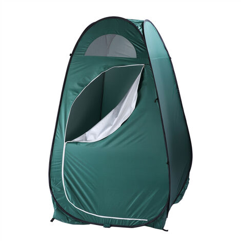 Privacy Shower Tent, Portable Pop Up Camping Toilet Tent with Carrying Bag for Outdoor Camping (Green)