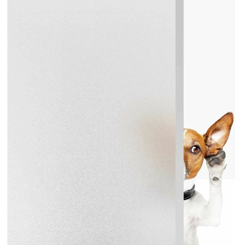 Privacy Window Film, Blackout Window Film, Window Film, Electrostatic Window Film, Opaque Film, Frosted Window Film 45x200cm for Office Home Bathroom