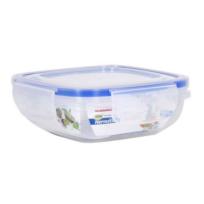 

Fiambrera Hermética Cuadrada Transparente 350 ml - Privilege