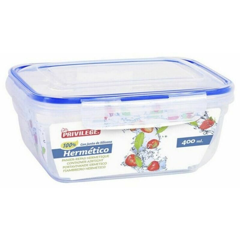 

Fiambrera Hermética Rectangular Transparente 2300 ml - Privilege