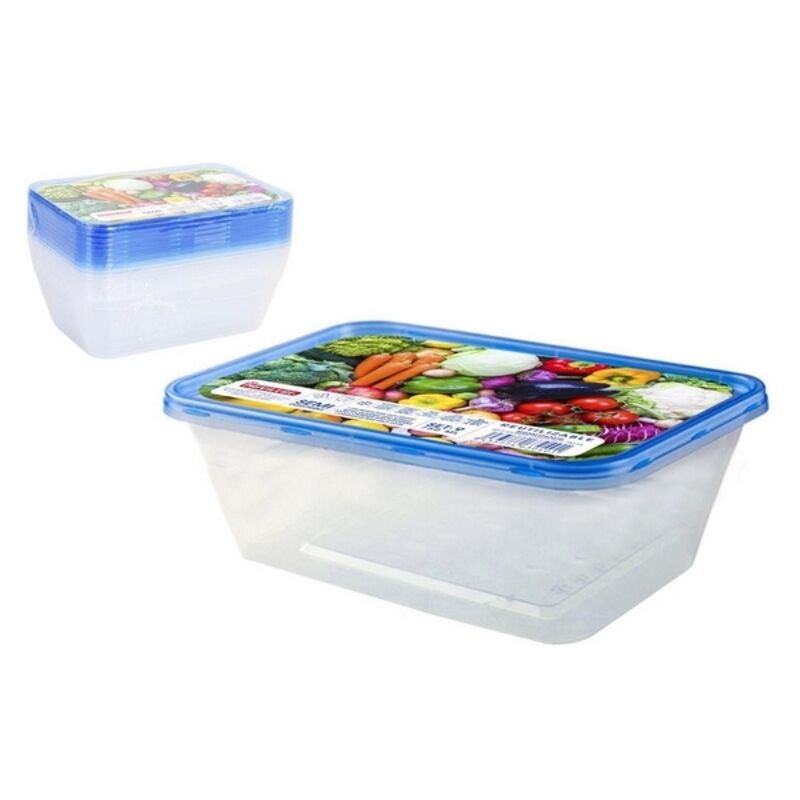 

Set de Fiambreras Rectangular 750 ml (9 pcs) - Privilege