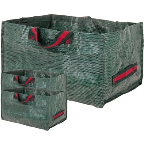 BURI Abfallsäcke 10 Stück 130L Müllsäcke Abfallsack Gartenabfallsäcke  Müllbeutel