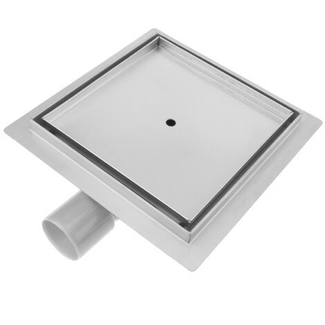 PrixPrime - Canaleta de desagüe cuadrada para suelo 20 cm