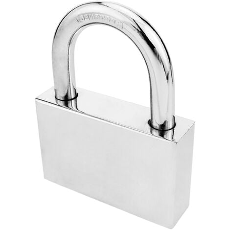 Retenedor puerta handlock latonado con varilla