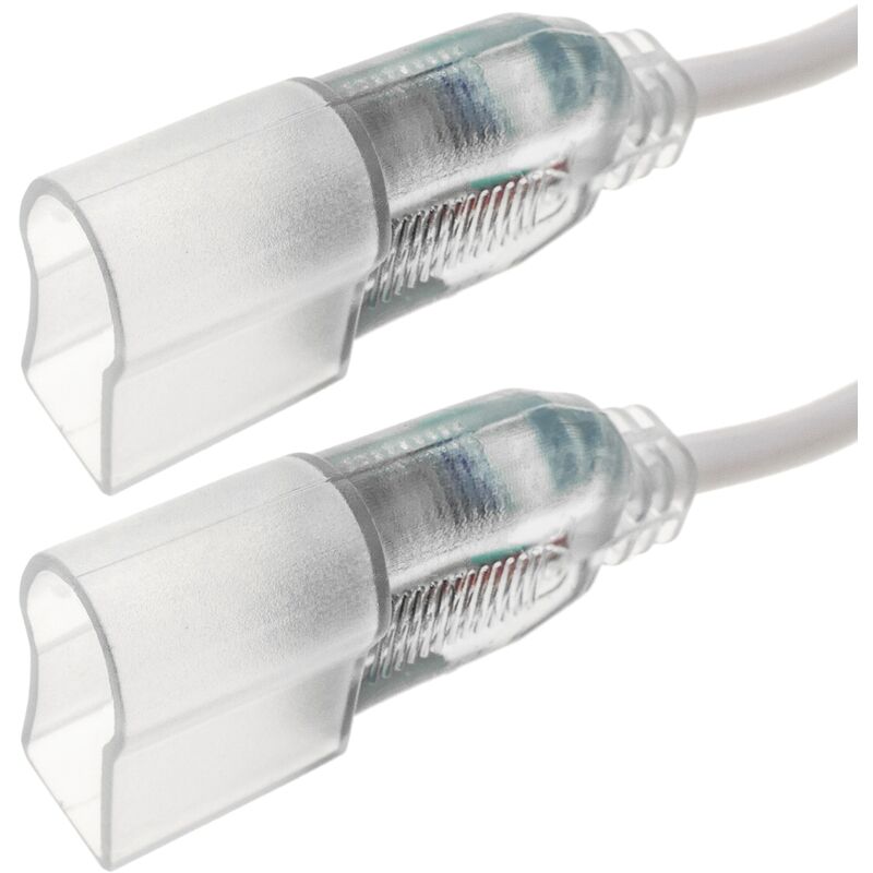 Image of Connettore per led Neon Flex 4 pin lnf 26x14 mm 20cm - Prixprime