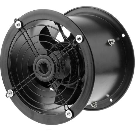 PrixPrime - Extractor de aire industrial de 2550 rpm y 200 mm para pared o tubos 260x260x180mm
