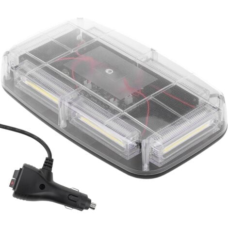 PrixPrime - Luz LED COB para mechero de vehículo color blanco