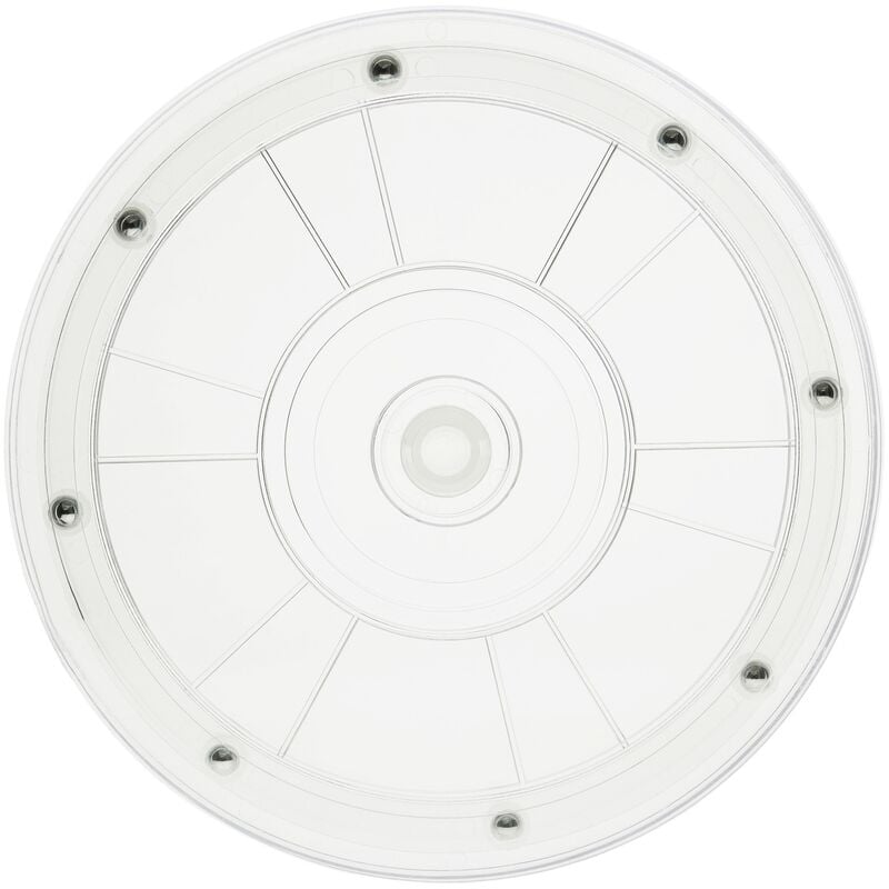 Image of Piatto girevole manuale trasparente (diametro 203mm e altezza 12mm) - Prixprime