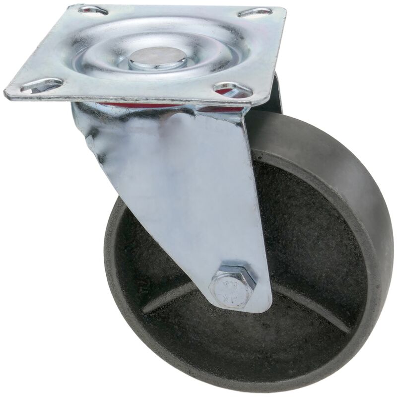 Image of Rotella industriale rotella in metallo senza freno da 100 mm - Prixprime