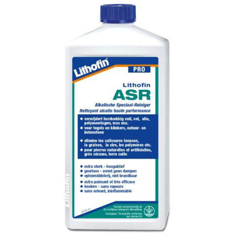 PRO ASR - Nettoyant alcalin haute performance - Lithofin - 1 L