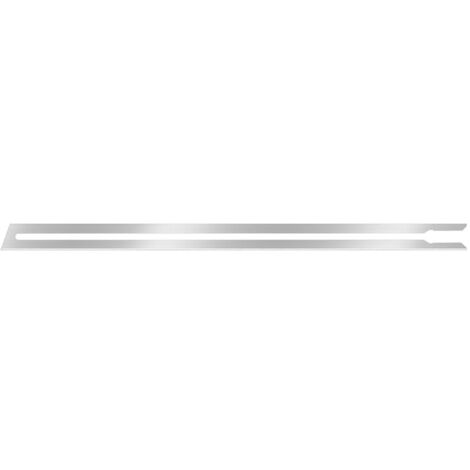 Pro Bauteam Lame Plate Pour Polystyrène Lame Plate Couteau 25 cm - Argent