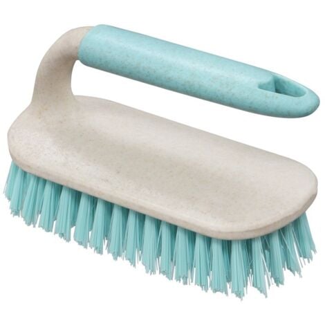 Pro Clean Anti-Bacteria Scrubbing Brush with Handle, Blue