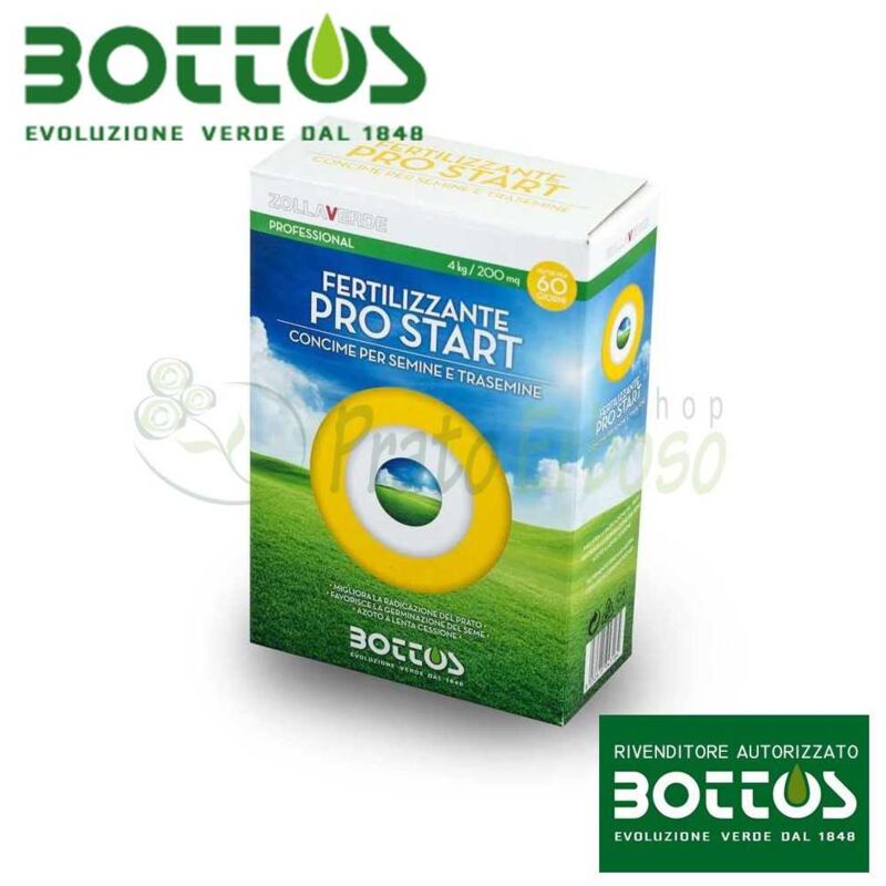 Bottos - Pro Démarrer 13-24-10 - Engrais pour la pelouse de 4 Kg