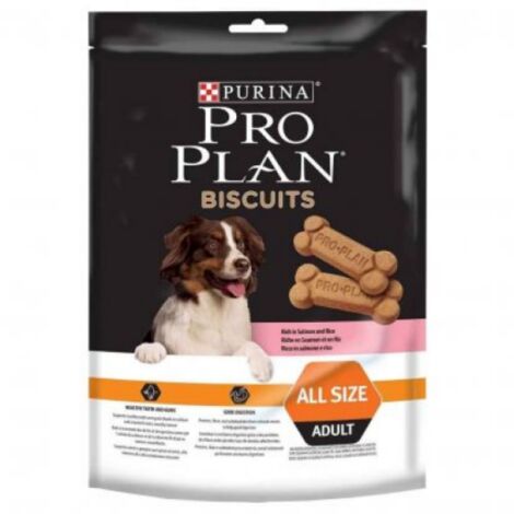 Biscuit Proplan soins des dents pour chien au saumon 400 gr