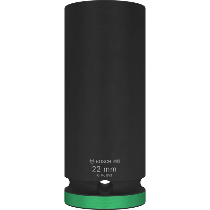 Pro Impact Steckschlüsselsatz, 1/2', 22 Mm, Tief - Bosch