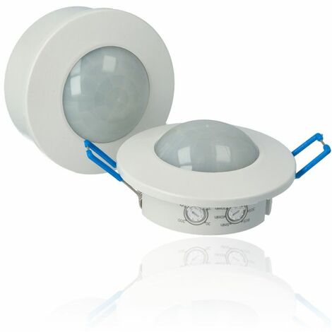 PRO LED ACC1 - Rilevatore di presenza ad infrarossi da incasso 360° - Bianco