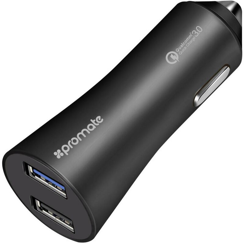 Pro Mate Robust-QC3 black Robust-QC3black Chargeur USB pour voiture, pour camion Courant de sortie (max.) 4800 mA 2 x U
