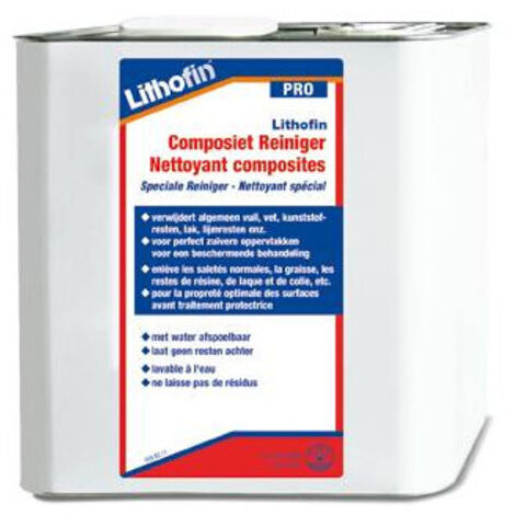 PRO Nettoyant Composites - Nettoyant haute performance pour composites - Lithofin - 2,5 L