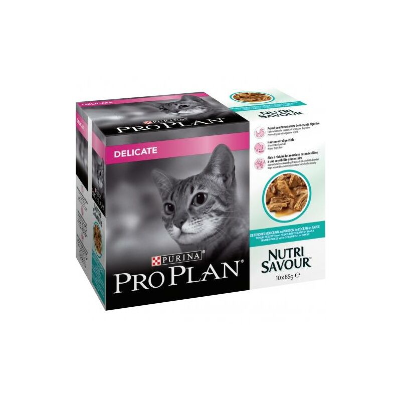 

Gato Delicate Pescado del Océano 10x85g - Pro Plan
