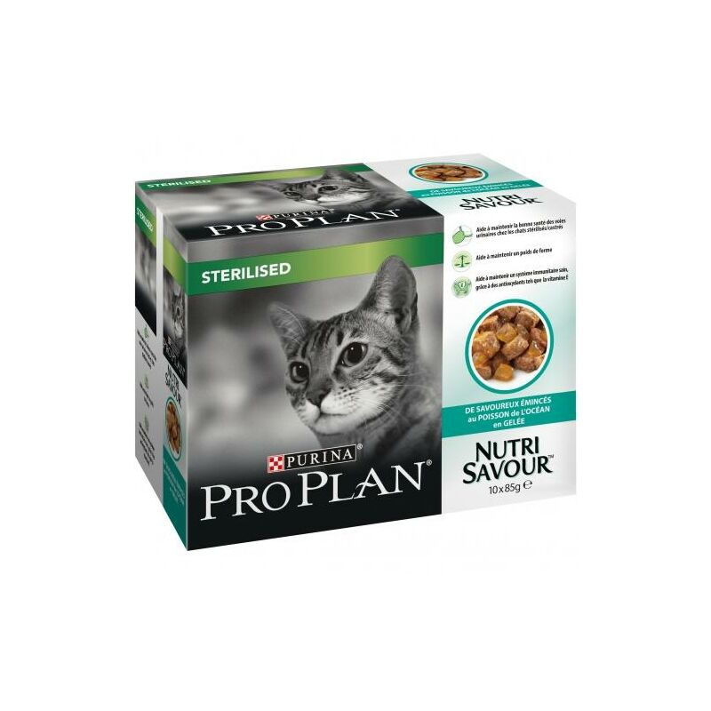 

Gato Esterilizado Pescado del Océano 10x85g - Pro Plan
